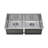 Chef's Series 33'' L Double Bowl Stainless Steel Kitchen Sink