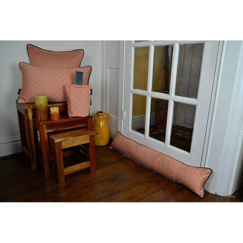 Sameer Fabric Draught Excluder, Orange