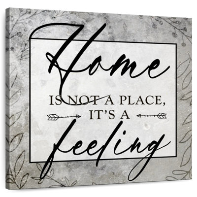 Panneau mural Khylige Home Is Not A Place It's A Feeling VI