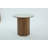 31.5'' Round Sintered Stone Dining Table with Solid Wood Base for Kitchen
