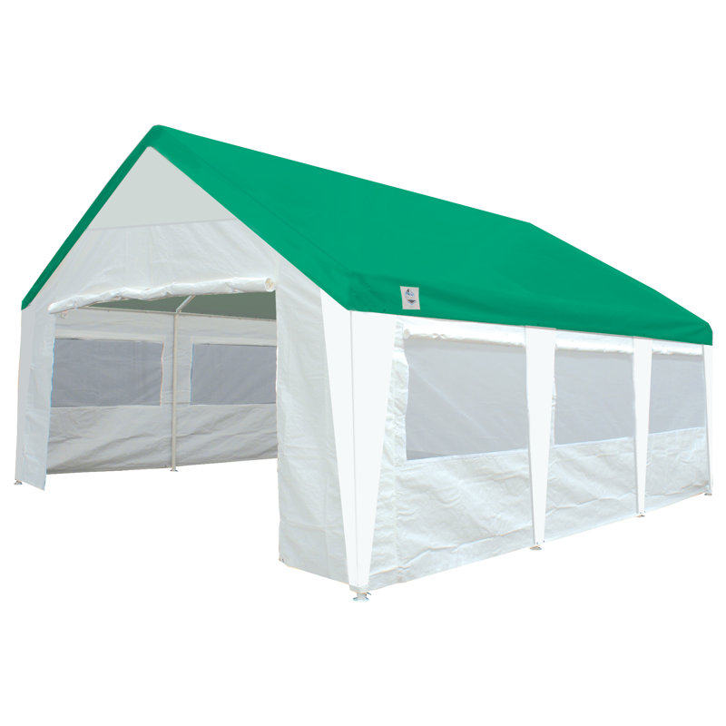 Paroi latérale, H 72 po x l 240 po x P 240 po, Blanc/vert