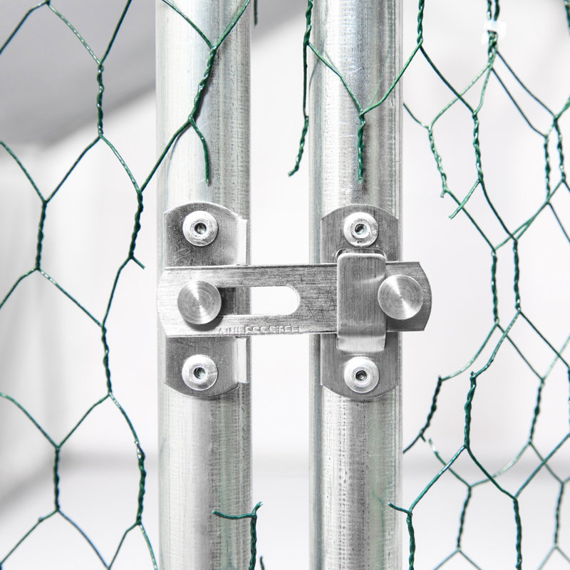 Poulailler Big Space 10 x 6 x 6 pi - Maison en métal pour la croissance de votre poulailler Un choix pratique et pratique pour les volailles