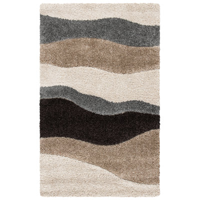 Kerio Shag Performance Abstract Rug