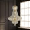 Petit Crystal Deluxe 16 Light 21in x 31in Chandelier in Silver with Clear Radiance Crystals