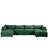 Chenille Sectional Sofa Couch-793580008