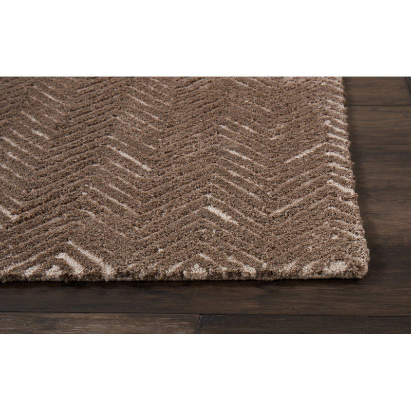 Cooke Chevron Indoor Rug, Rectangle 3'9" x 5'9"
