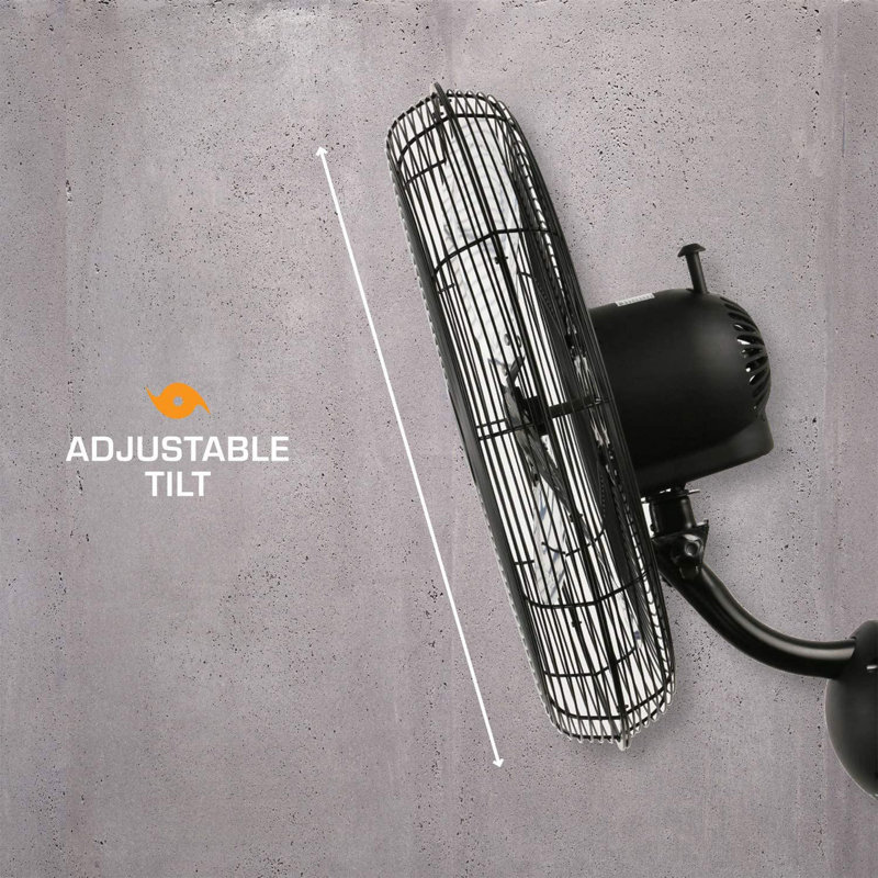 Ventilateur mural Hurricane, H 24,9 po x l 23,3 po x P 11,4 po