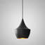Luminaire suspendu noir 1 lumière