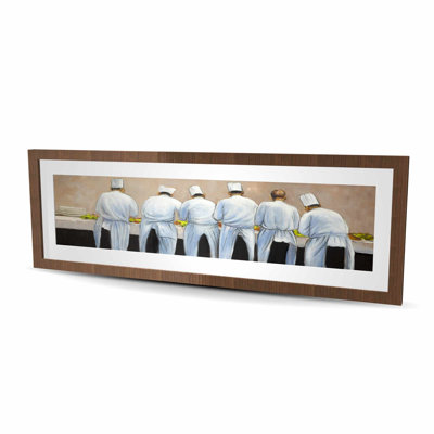 Cooks Chefs Working Together - Contemporary Gastronomy Print