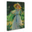Lady In A Summer Garden by Charles Curran - Wrapped Canvas-61839013