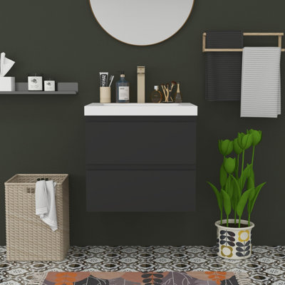 Meuble-lavabo pour la salle de bain à fixation murale