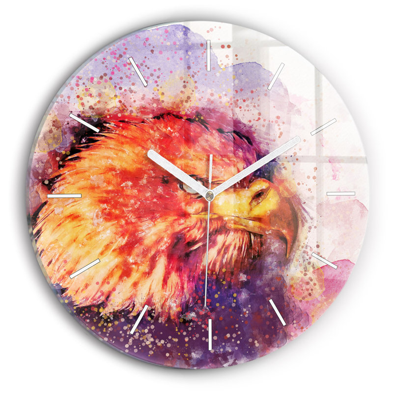 Glass Wall Clock