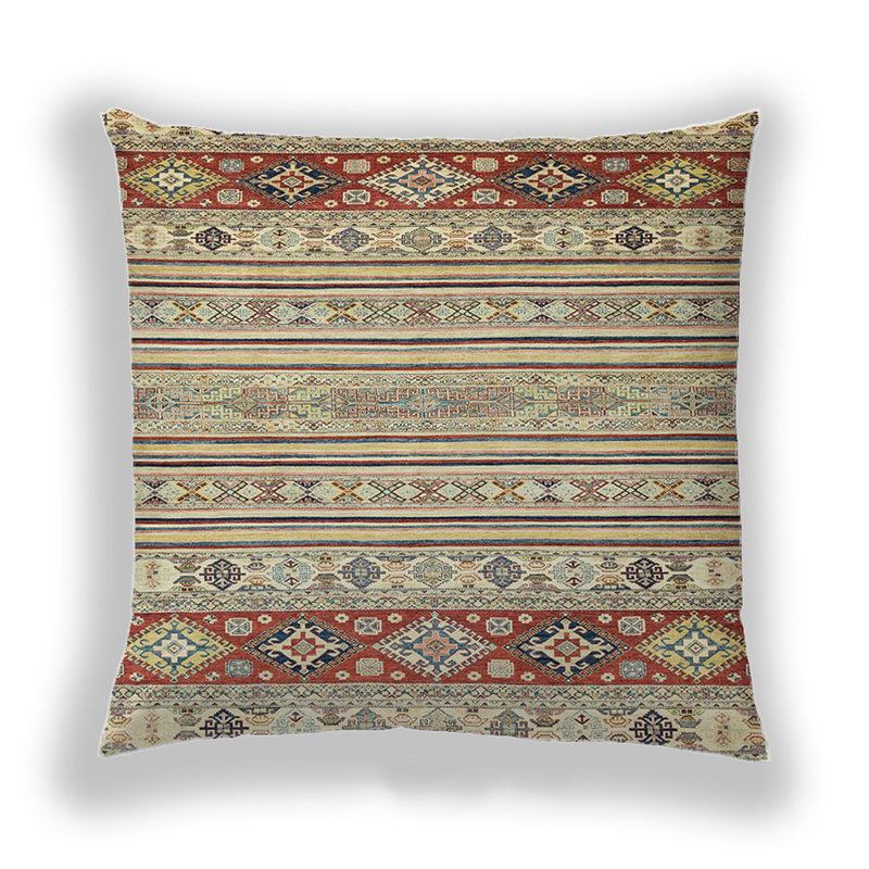 Coussin décoratif abstrait 2430, Microsuède