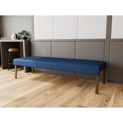 Waterfall Waiting Reception 3 Seat Bench Metal Frame