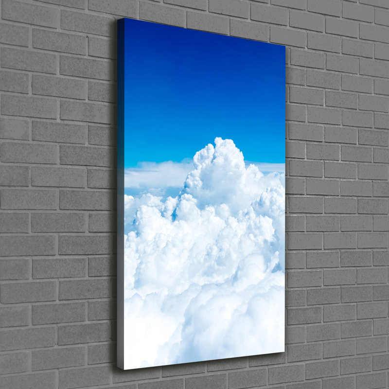 Flight Over The Clouds - Wrapped Canvas Print