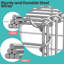 90 cm H x 30 cm W Steel Border Fencing