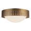 Astoria 14-in Black Flush Mount-664471762