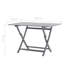 Eshaan 4 - Person Acacia Wood Patio Dining Set with Rectangular Table