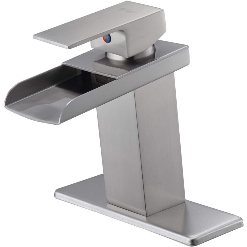 Single-Hole Single-handle Bathroom Faucet, Polished Chrome