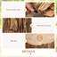 Table en béton pour arbre, décorative avec plateau rond, finition grain de bois, pour une utilisation intérieure et extérieure, supporte une table de 198 lb, finition extérieure naturelle, stable, peut supporter jusqu'à