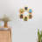 High Quality Solid Wood Hexagon Medal Stands