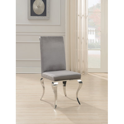 Teller 20'' H Velvet Upholstered Side Chair