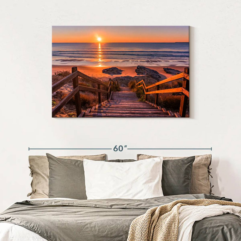 Gillard Stairs To Gillard Sunset, 30" H x 45" W