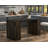 Dark Mezquite 2 Drawer 4 Door Kitchen Island