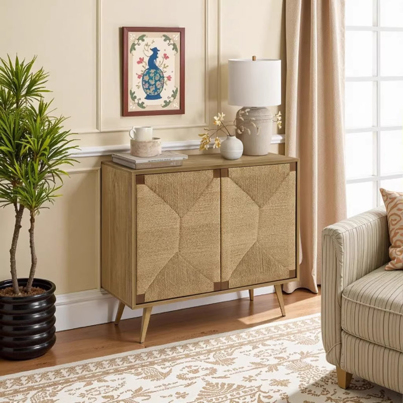 Armoire de rangement 2 portes Mid-Century