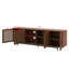 Meuble télé Mid-Century moderne, console multimédia