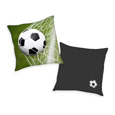 Football Square Throw Cushion