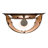 Jahanara Steel Flush Mounted Sconce