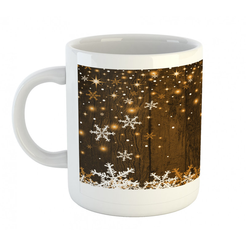 Grande tasse à café flocons