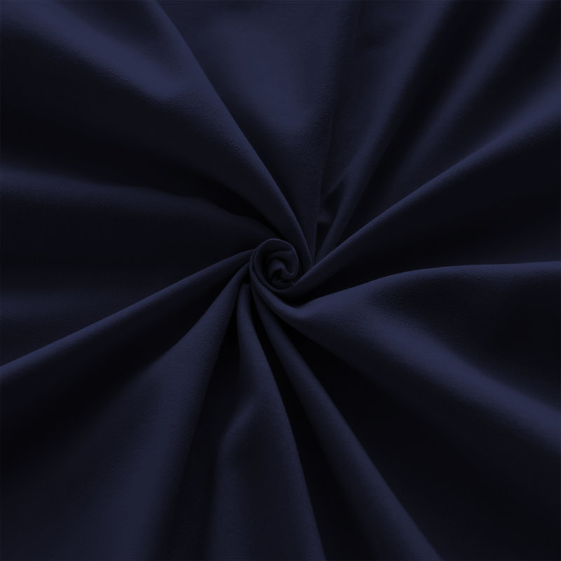 Hekuran Flannel Machine Woven Fitted Sheet, Super King (6'), Navy