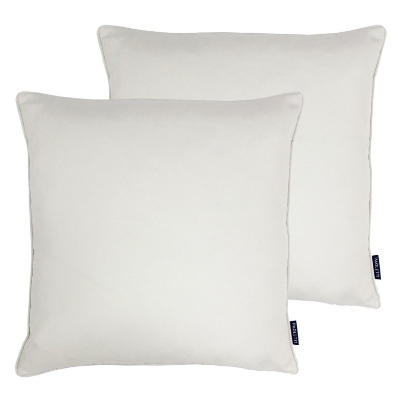 Square Cushion, Feathers, Ivory