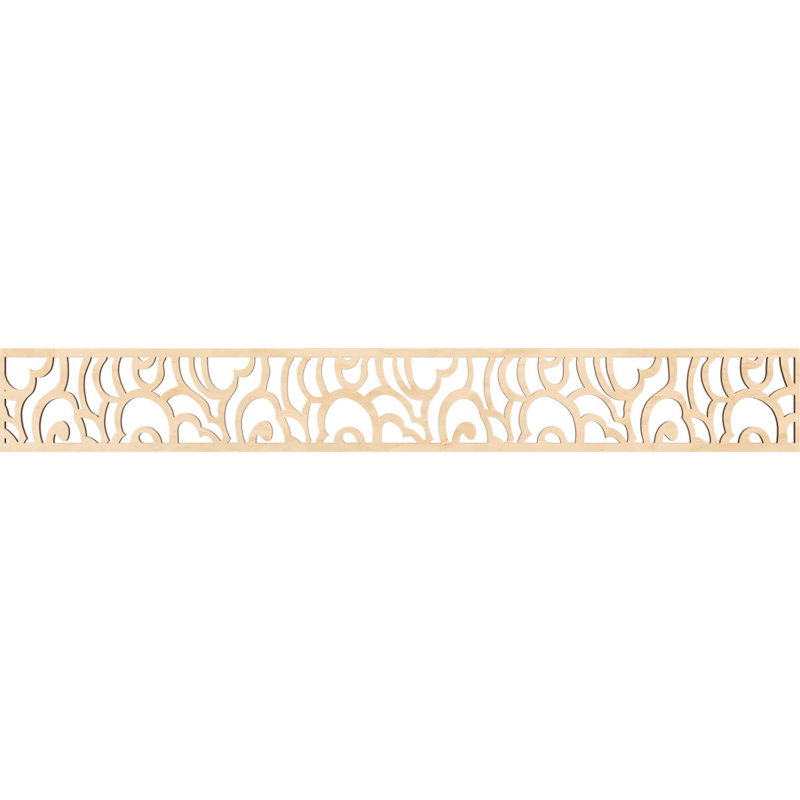 Moulure de panneau Springfield, H 6 po x l 46,5 po x P 0,375 po, Bouleau