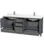 Sheffield 80" Freestanding Double Bathroom Vanity with Quartz Top-1141761329-1141726581