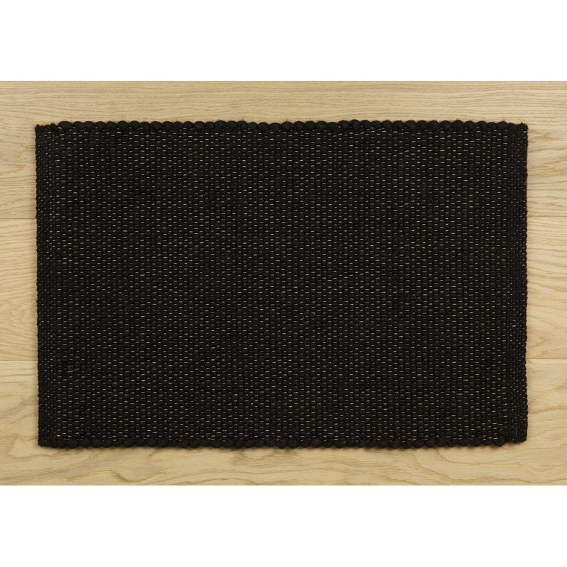 Solid Colour Wool Area Rug, 170 x 240 cm