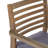 Tinnin 6-Person Acacia Wood Oval Outdoor Dining Set with Cushions -1329997216
