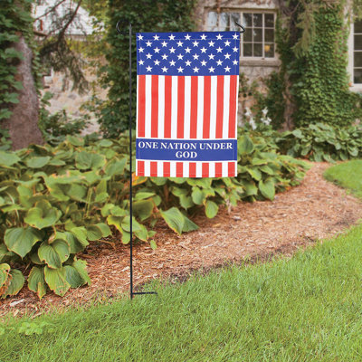 Drapeau de jardin en polyester 18 po x 13 po Skarp