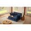 4 modulaires avec coussins et rangement à deux couches - Avantage double couche bleu foncé-13495164