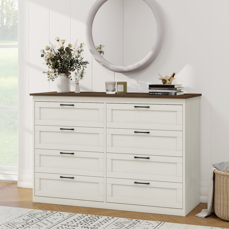 Farmhouse 8 Drawer Dresser