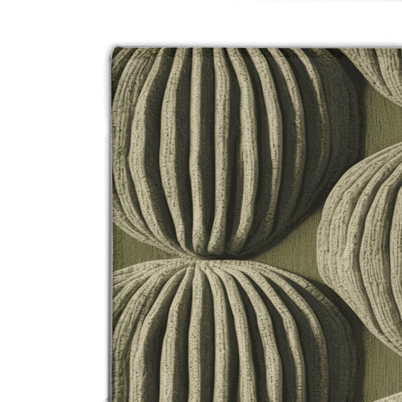 Tapis d'intérieur et d'extérieur brun Botanical, Rectangulaire 2 pi x 3 pi