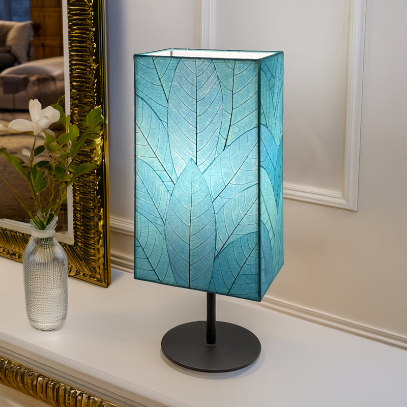 Lampe de table en métal, Bleu mer
