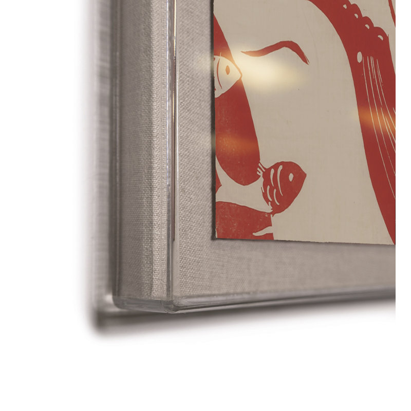 Red Sea Print by Paule Marrot, Acrylic Box, 44" H x 56" W x 1.25" D
