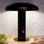 Writzer 11" Contemporary Bohemian Rechargeable/Cordless Dimmable Integrated LED Mushroom Table Lamp-1863974577