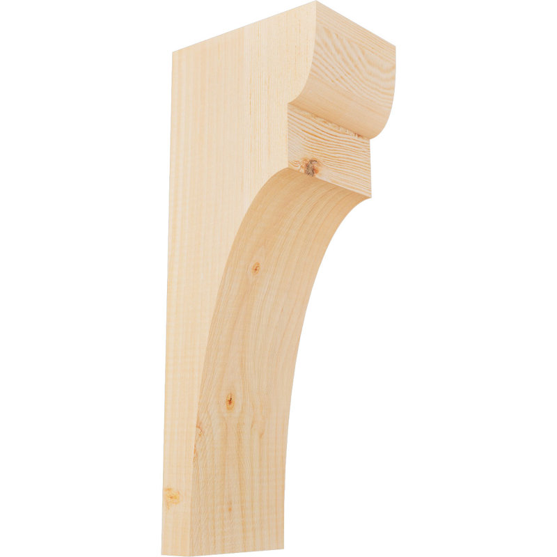 Yorktown Corbel, 20" H x 5.5" W x 8" D, Douglas Fir, Smooth