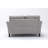 Damian 57" Light Gray Woven Fabric Loveseat
