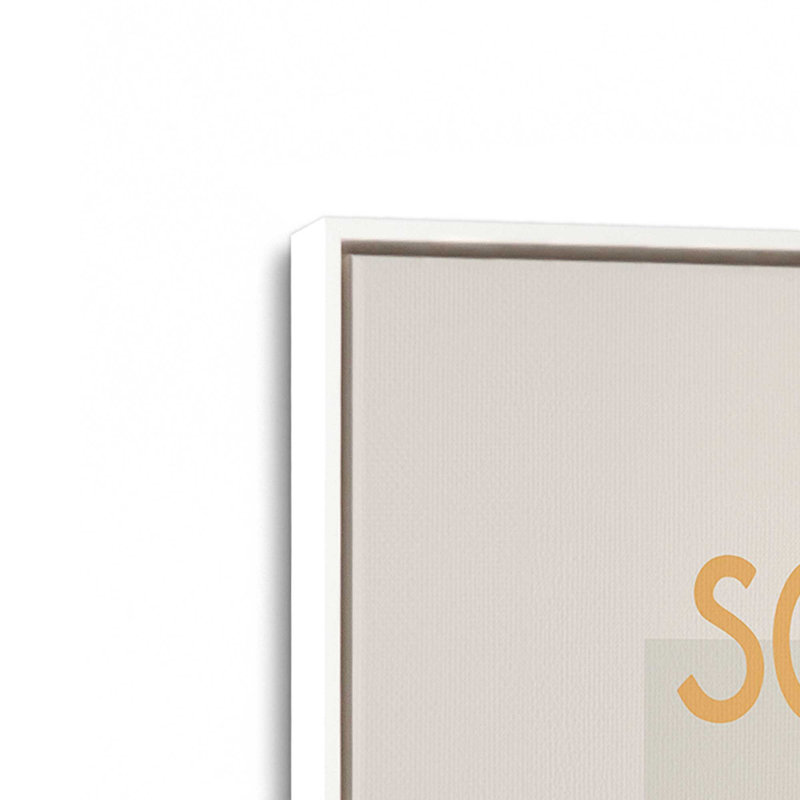 «Soleil Surf Toujours» par Garima Dhawan, reproduction d'art, H 16 po x l 12 po, Blanc