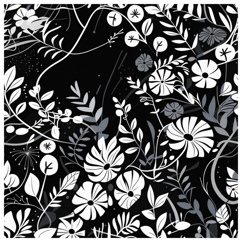 Floral Bedding Pattern Duvet Cover Bohemian Boho, Queen